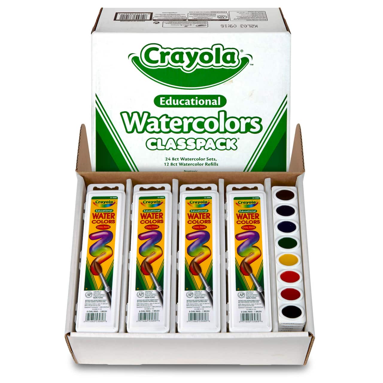 4 Pack: Crayola® Watercolors Classpack®